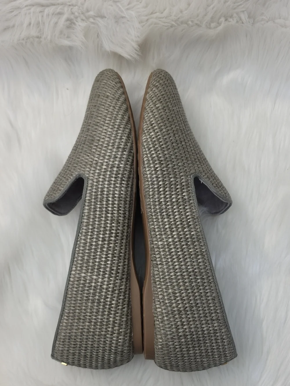 BIRDIES The Starling Cypress Woven‎ Synthetic Raffia Slip On Comfort Loafers 12